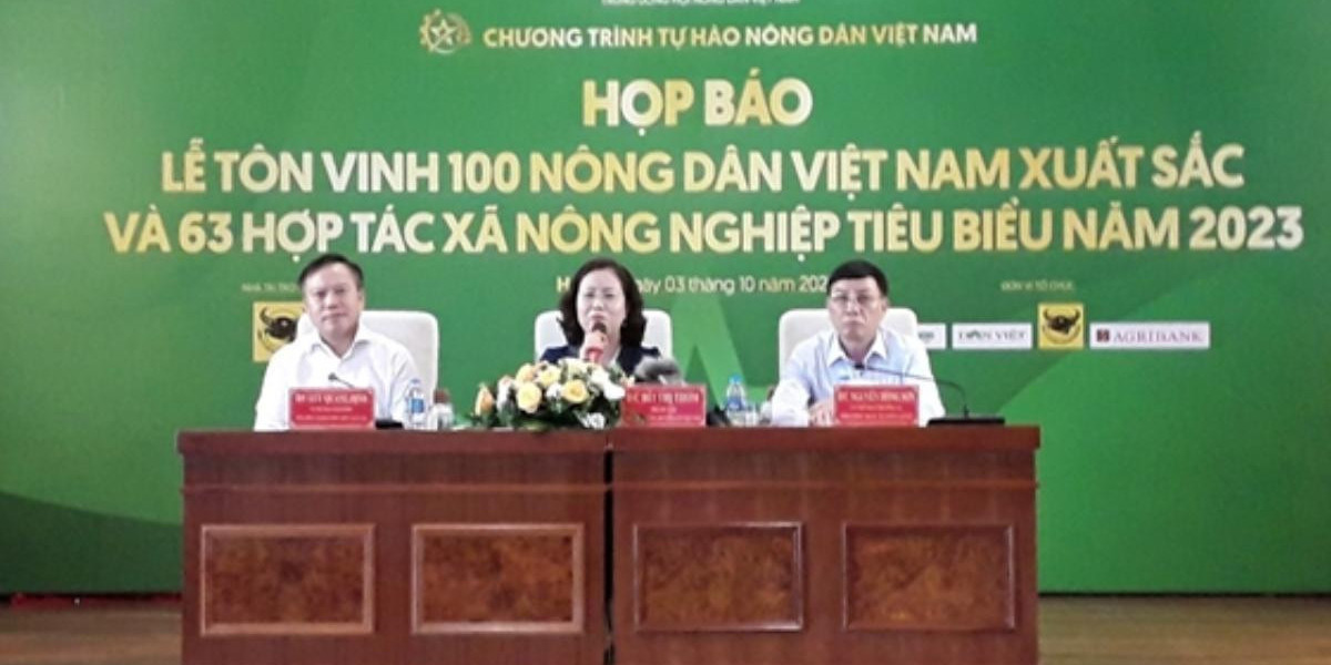 Tôn vinh 100 nông dân xuất sắc và 63 hợp tác xã nông nghiệp tiêu biểu