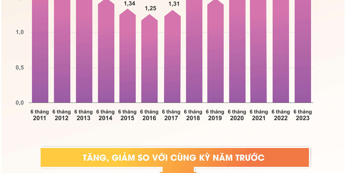 6 tháng năm 2023, xuất khẩu gạo ước đạt 2,3 tỷ USD