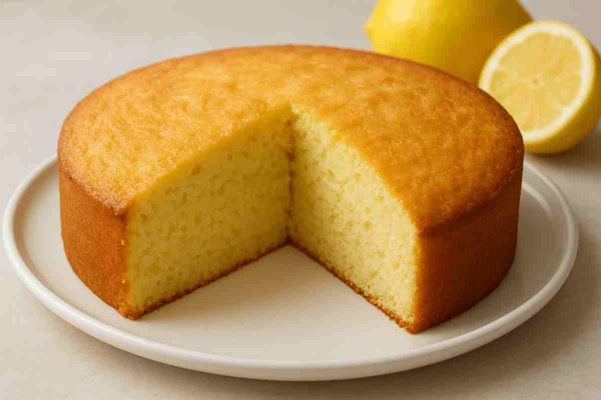 Fluffy Lemon Cake Recipe | Oven Baked American Loaf Cake