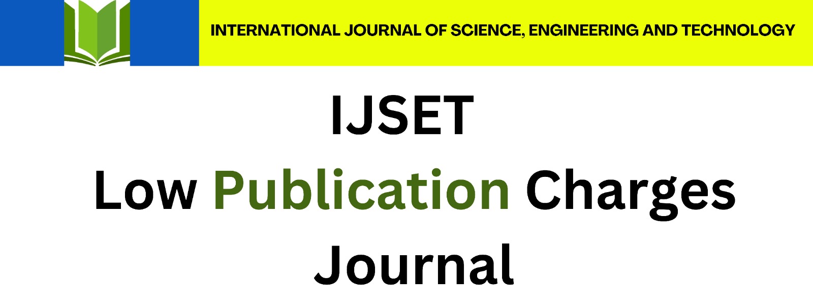 Journals with Low Publication Charges | International Journal of Science, Engineering and Technology