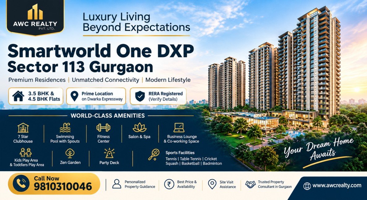 Smartworld ONE DXP Luxury Homes Dwarka Expressway
